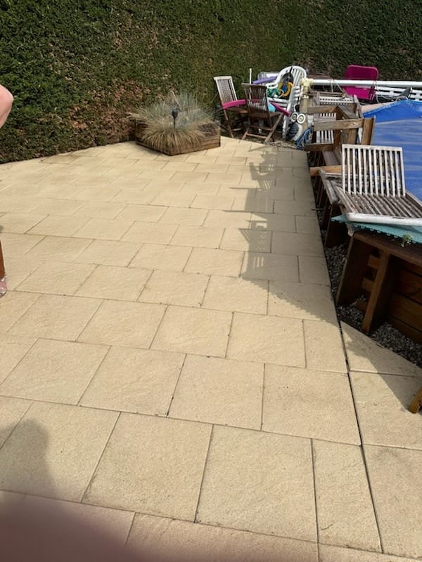 Nettoyage allée pavée haute pression — Élagage Stehly